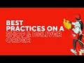 Best Practices on a Shop Deliver Order