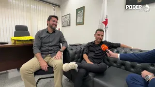 Cleitinho sendo entrevistado pelo Poder360 veja toda a entrevista...
