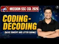 Coding-Decoding Reasoning from Basics Letter Coding Tricks Explained SSC Bank Railway