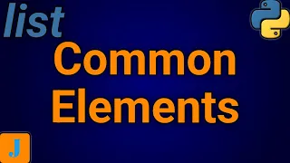 Find Common Elements Between Two Lists In Python