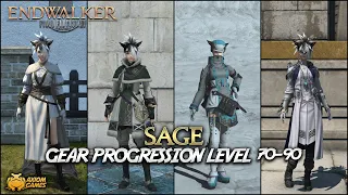 FFXIV Endwalker - Sage Gear Progression Level 70-90
