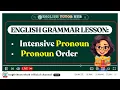 Intensive Pronouns and Pronoun Order Beginner to Advanced Guide