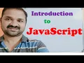 Introduction to JavaScript Web technologies JavaScript Tutorial for Beginners