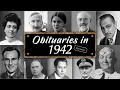 Obituary Famous Faces WE LOST in 2942 - Revision