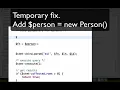 PHP mySQL DAO example updateItem method