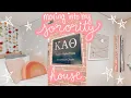 MOVING INTO MY SORORITY HOUSE Kappa Alpha Theta at Wake Forest University