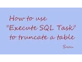 SSIS Execute SQL Task - simple SQL command