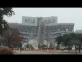 Kyle Field West Side goes KABOOM
