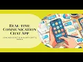 How to do Real time communication chat app using Web Socket IO in native iOS app with Swift NodeJS