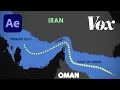 Make Maps Like VOX in Adobe After Effects - Strait of Hormuz