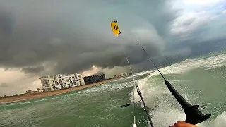 EPIC Downwind Kitesurfing Through 2 Storms!!! (20 miles Along Florida’s Treasure Coast)
