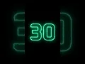 Download Lagu 30 Second Countdown Timer with  Beep sound and Alarm Digital Clock Green neon light glowing number