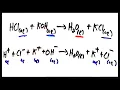 Molecular Complete Ionic and Net Ionic Equations