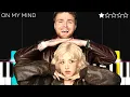 Download Lagu Alex Warren \u0026 ROSÉ - On My Mind | EASY Piano Tutorial