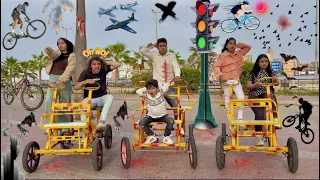 فيلم سباق العجل الاب دخل مسابقه العجل هو ومراتو واولاده الدراجه الهوائيه ال بيكسب بياخد 100الف 