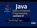 OOP Java C DAC Lectures L17