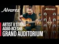 Lagu Alvarez Artist AG60-8CESHB Grand Auditorium 8-String Guitar