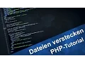 PHP Tutorial - Dateien verstecken und mit PHP laden Deutsch
