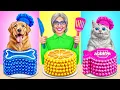 Download Lagu Eu vs Minha Vó No Desafio De Culinária com Gato por Friendly DO