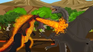 Godzilla vs Dragon Tyrant: Ultimate Destruction Battle | Atomic Breath Evolution (Part 2)
