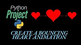 Python project 6 Create a beating heart animation in python