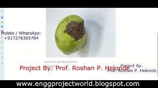 Walnut Disease Detection Using Image Processing Python Project With Source Code Fruit Disease Detect