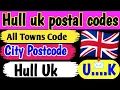 Hull uk postal code list all area