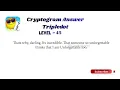 Cryptogram Tripledot Level 41 to 50 Answers Cryptogram Tripledot Answer Go Answer