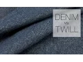 Comparing Denim Twill Fabric