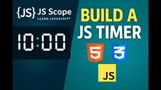 Build a Digital Timer with HTML CSS JavaScript Beginner Web Dev Project