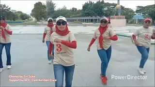 langit masih biru line dance terbaru choreo by zin suke m3c gym kendari 