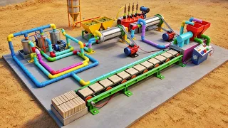 DIY Mini Tiles Factory | Concrete Tiles Manufacturing | Science Project