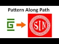 Pattern Along Path effect tutorial inkscape