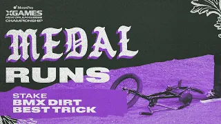 Stake BMX Dirt Best Trick: TOP 3 MEDAL RUNS | MoonPay X Games Championship 2026