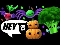 Lagu Hey Bear Sensory - Happy Halloween Dance Party! - Funky Veggies Dress up for Halloween!