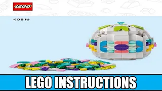 LEGO Instructions - Seasonal - 40816 - Decorative Easter Egg - Easter