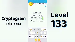 Cryptogram Tripledo Level 133 Solutions Logic Puzzle Game Mini Boss