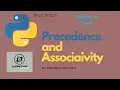 Precedence Rule and Associativity of Operators in Python In Hindi For Beginners LetMeCode