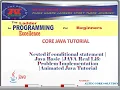 Nested if conditional statement Java Basi JAVA Real Life Problem Implementation Animated Java