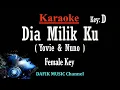 Download Lagu Dia Milikku (Karaoke) Yovie and Nuno Nada Wanita/ Cewek/ Female key D