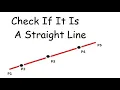 Check If It Is a Straight Line - LeetCode1232