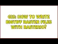GIS How to write BIGTIFF raster files with rasterio