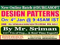 DESIGN PATTERNS Online Training DURGASOFT