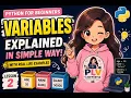 Python Programming for Beginners Lesson 2 Variables Explained with Real-Life Examples