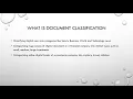 What is Document Classification
