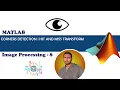 Corner Detection using Hit and Miss Transform Digital Image Processing 8 MATLAB
