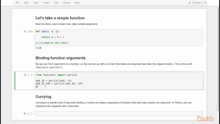 Functional Programming in Python Currying - One Argument per Function packtpub com