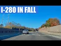 Interstate 280 in the fall around The Oranges New Jersey drive