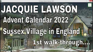 2022 JACQUIE LAWSON - Sussex Village Interactive Online Calendar 1st Walk-Through