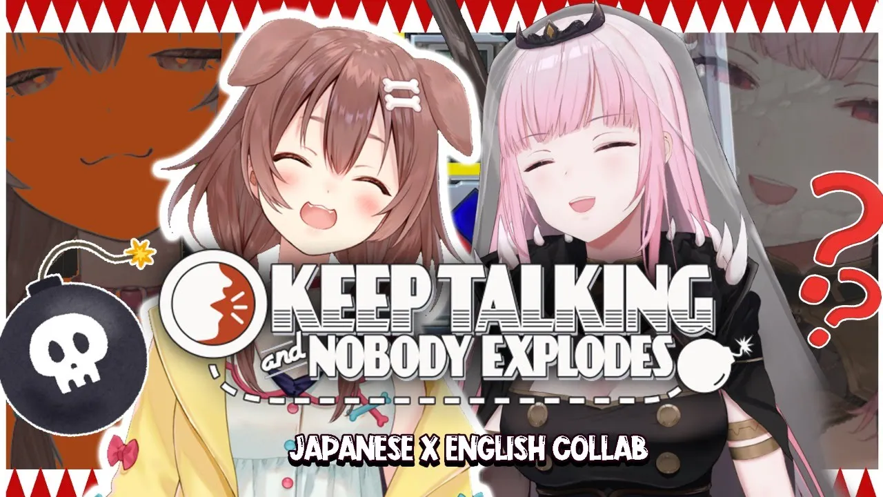 【ころね視点】 日本語と英語で爆弾解除に挑戦する2人【Calliope Mori COLLAB】